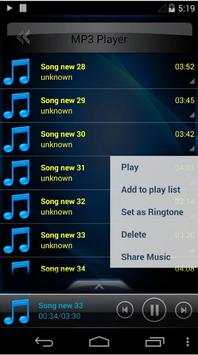 MP3 player music enjoy screenshot 1
