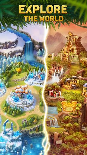 Solitaire: Treasure of Time 1 تصوير الشاشة