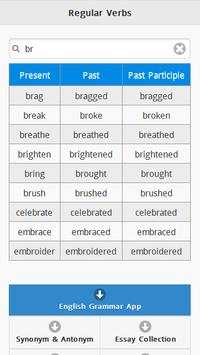 Regular Verbs screenshot 2