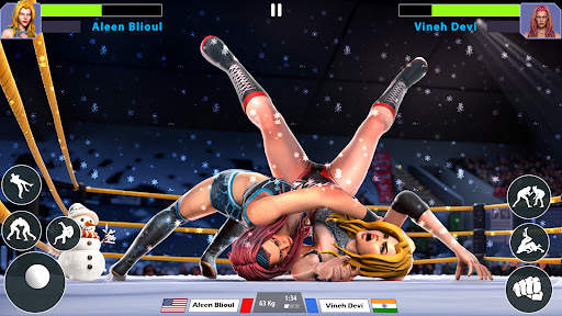 Bad Girls Wrestling Game screenshot 1