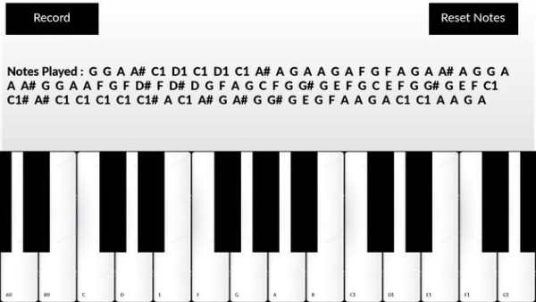 Piano Notes screenshot 3