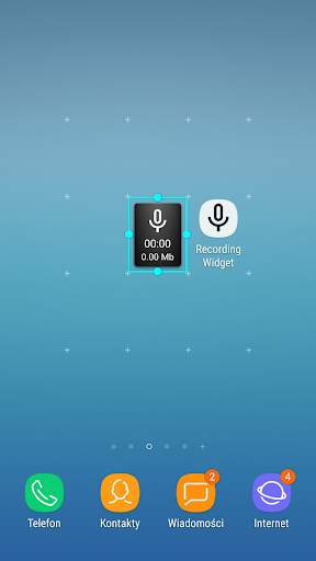 Audio Recorder Widget screenshot 1