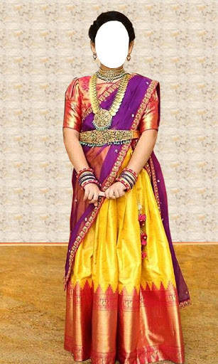 Women Pattu Dress Photo Suit screenshot 4