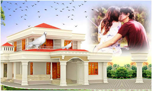 Beautiful Houses Photo Frames screenshot 1