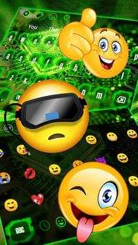 Green Electric Circuit Keyboard screenshot 3