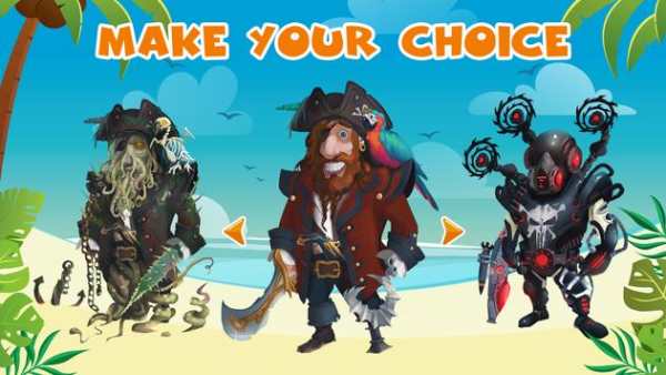 Pirate Henry Four Fingers. Clicker games screenshot 1