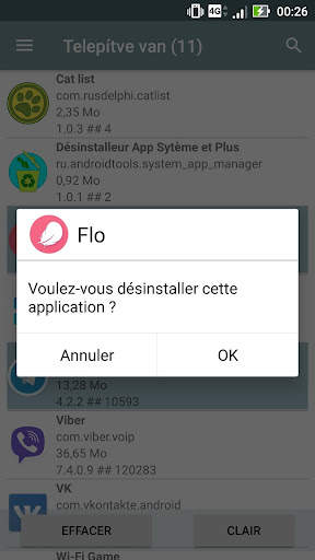 Gestionnaire d'applications système screenshot 4