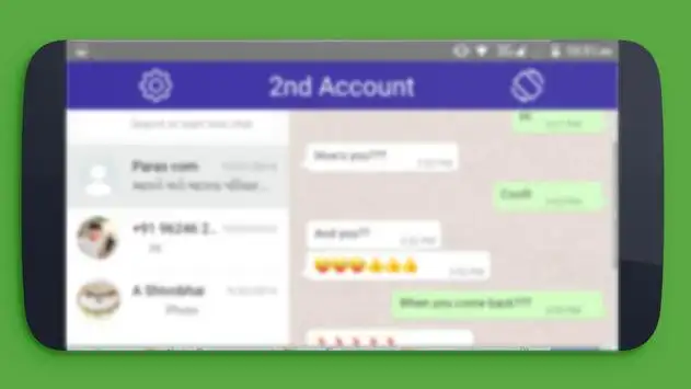 2nd Account for Whatsapp 4 تصوير الشاشة