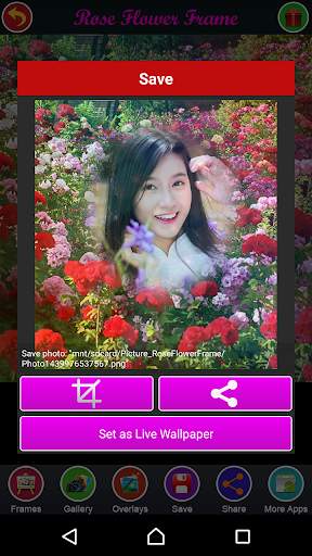 Rose Flower Frame screenshot 4