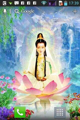 Guanyin Buddha live wallpaper screenshot 3