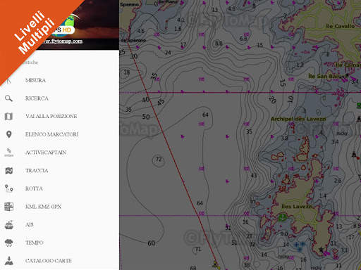 AIS Flytomap GPS carte nautiche e da pesca screenshot 10