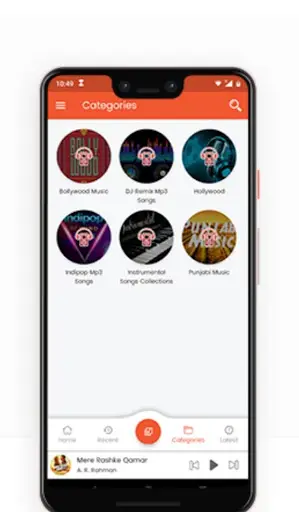 online gana - play mp3 music song online screenshot 1