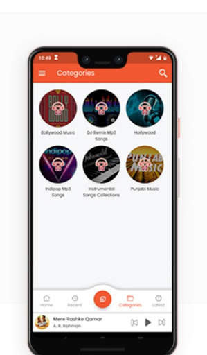 online gana - play mp3 music song online screenshot 1