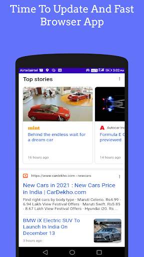 X Browser Pro - Super Fast Indian Browser App screenshot 1