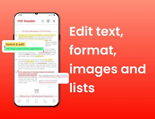 Easy PDF Reader - Edit PDF screenshot 6