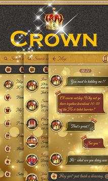 GO SMS PRO CROWN THEME screenshot 1