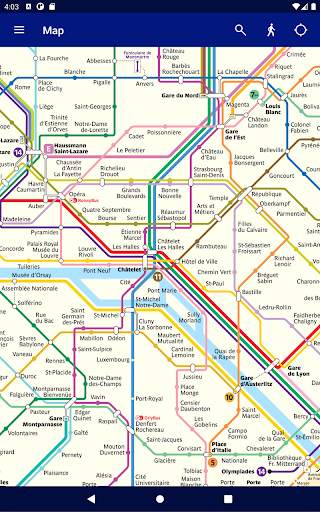 Paris Metro – official metro map and train times screenshot 7