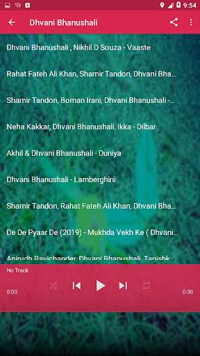 Vaaste Music Bollywood(Dhavani Bhanushali) screenshot 3