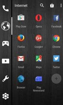 Black Wood - Smart Launcher screenshot 2