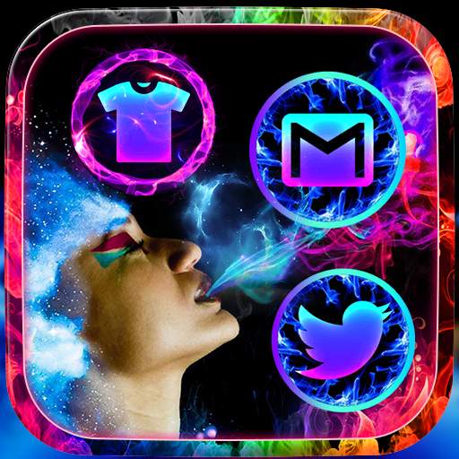 Smoke Colors Launcher Theme 4.3