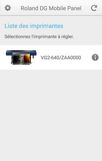 Roland DG Mobile Panel 2 screenshot 1
