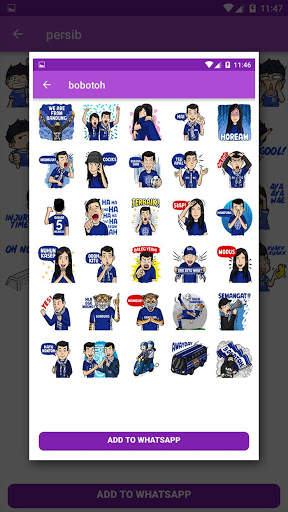 Stiker WA Sepak Bola Timnas Lucu - WaStickerApps screenshot 5