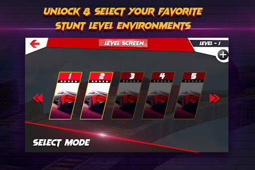 Impossible Stunts Car Racing New Games screenshot 2