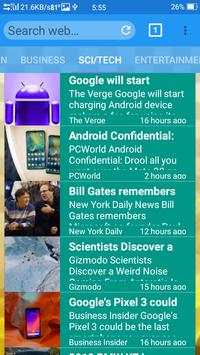 king 5G speed browser screenshot 4