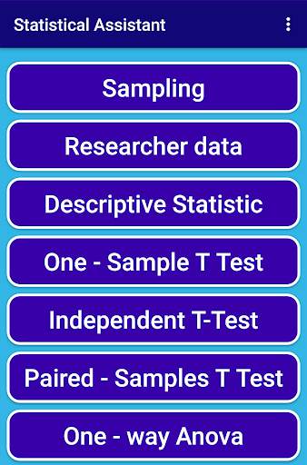 Statistical Assistant screenshot 1