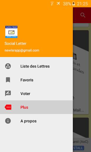French letters for social events screenshot 3