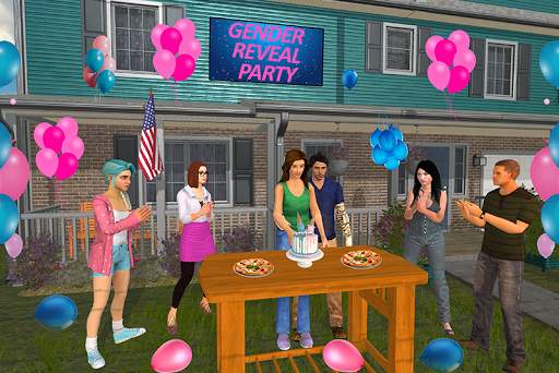 Happy virtual pregnant mom: Mother simulator games screenshot 2
