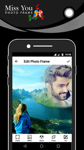 Miss You Photo Frame New screenshot 4