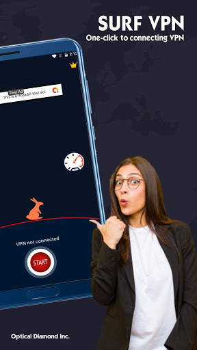 Surf VPN - Fast, Unlimted, Free VPN Proxy screenshot 2