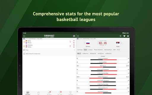 Basketball 24 - live scores screenshot 7