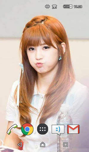 Cute Korean Girl Wallpaper screenshot 2