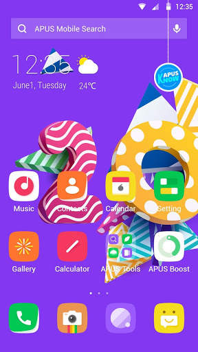 New Year 2018-APUS Launcher theme screenshot 1