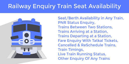 Railway Enquiry - Train Seat Availability Checker screenshot 1