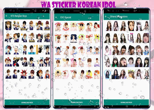 WA Sticker Cute Korean Idol for WAStickerApps screenshot 7