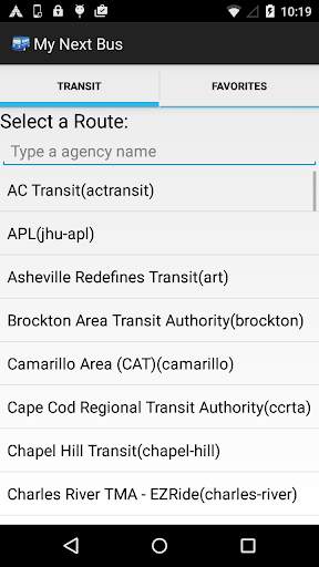 My US & Canada Next Bus screenshot 1