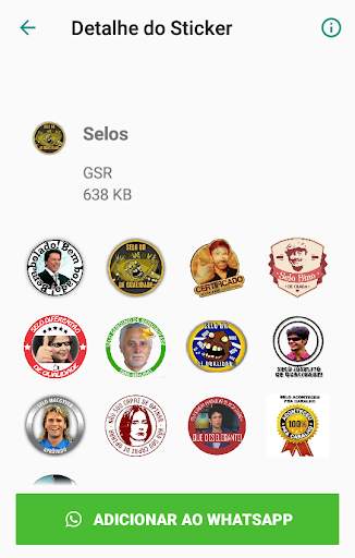 Super Pacote de Figurinhas - Sticker WastickerApps 3 تصوير الشاشة