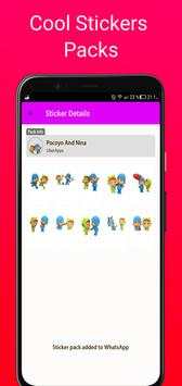 Pocoyo Aufkleber für WhatsApp | Cartoon WAStickers screenshot 7
