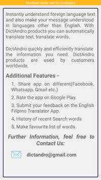 English Filipino Translator screenshot 12