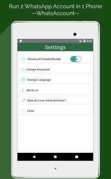 WhatsAccount - Double WhatsApp Account screenshot 13
