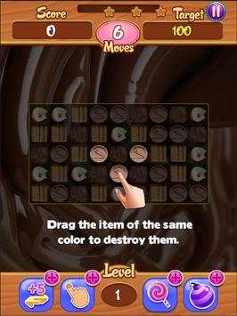 Chocolate Match Crush स्क्रीनशॉट 4