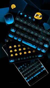 Modern Black blue Keyboard 1 تصوير الشاشة