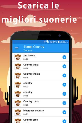 suonerie gratis musica country screenshot 3