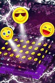 Purple Pattern Keyboard Theme screenshot 4