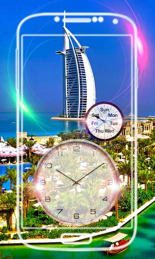Dubai Clock Live Wallpaper screenshot 7