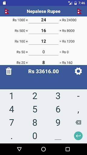 Cash Calculator -Money Counter скриншот 1
