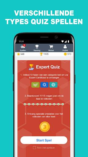 QuizzClub: Quiz en Trivia spel screenshot 5